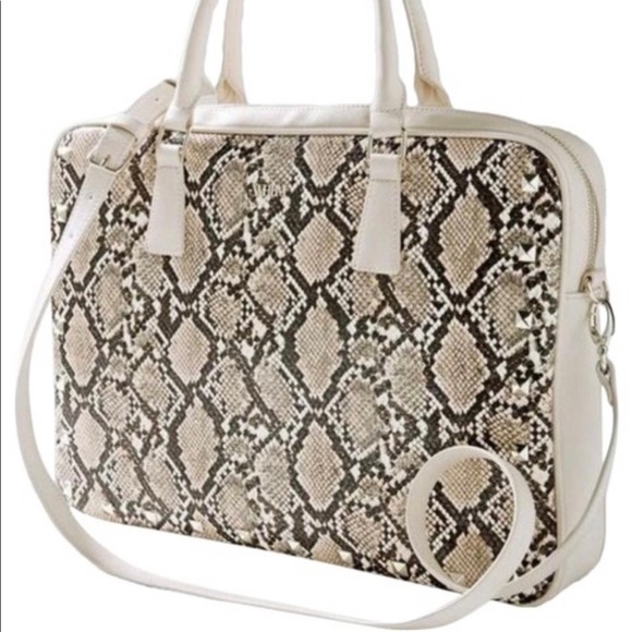 NWT White House Black Market Snake-Print Computer Laptop Tote Bag - Picture 9 of 9
